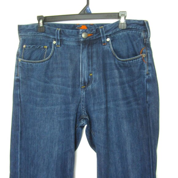 Tommy Bahama EUC 34x30 Standard Jeans Straight Leg Cotton Tencel 34 30 Blue B - Picture 2 of 10